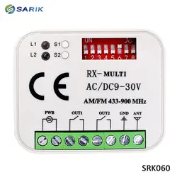 RX MULTI 300-900 МГц AC DC 9-30 в приемник подходит BENINCA BERNER HORMANN MARANTEC SOMMER 868 МГц пульт дистанционного управления 433 МГц