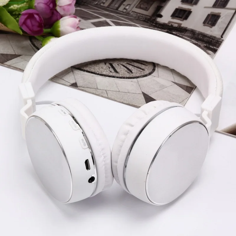 Беспроводные наушники Bluetooth 4,2 гарнитура с микрофоном Поддержка громкой связи+ TF карта 3,5 мм аудио линейный вход для IPad мобильного телефона ПК
