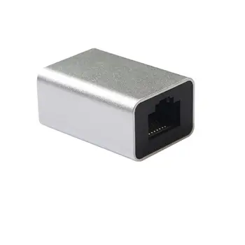 

Aluminum Alloy Cat6 Rj45 8P8C Network Jack In-Line Coupler Female To Female Female Coupler Lan Cable Patch Cord Extender