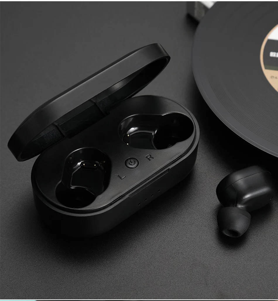 TWS Bluetooth наушники IPX6 водонепроницаемые V5.0 наушники беспроводные наушники для Andorid Ios с функцией громкой связи гарнитура