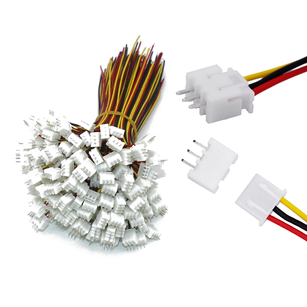 100 пар/лот 150 мм RC lipo зарядное устройство штекер 2S1P/3S1P/4S1P/5S1P/6S1P/7S1P провод кабель с