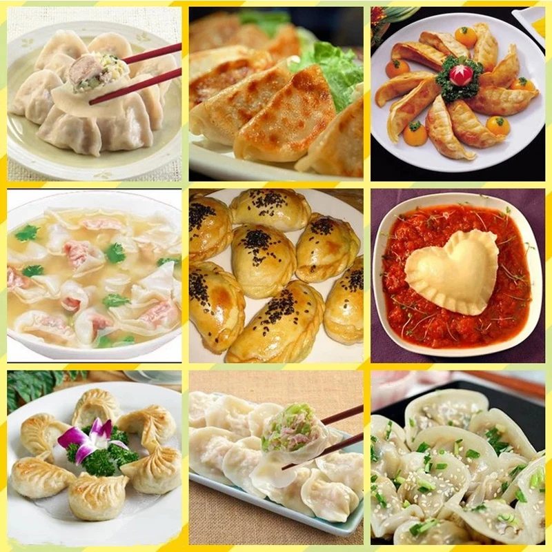 dumpling maker potato and vegetable food stuffer Table top samosa making machine JIAOZI JI MACHINE