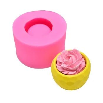 

DIY Bakery Succulent Cactus Flowerpot Modeling Cream Cake Decoration Mode Fondant Silicone Chocolate Mold