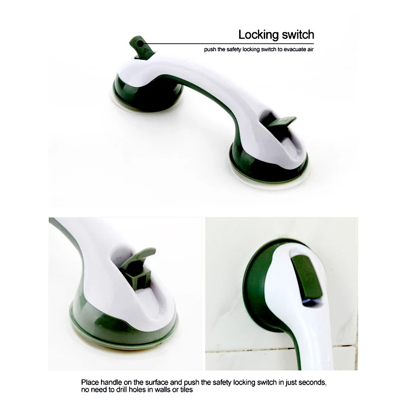 Wetips Bathroom For Elderly Handrail Safety Sucker Bath Disability Non