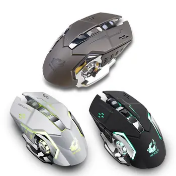 

Rechargeable Gaming Mouse X8 Wireless Silent LED Backlit USB Ergonomic Optical Mouse for Laptop Desktop Computer