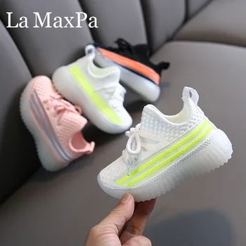 

2020 Summer Children Shoes Boys Girls Sport Shoes Breathable Baby Shoes Soft Bottom Non-slip Casual Kids Sneakers Size 21-30