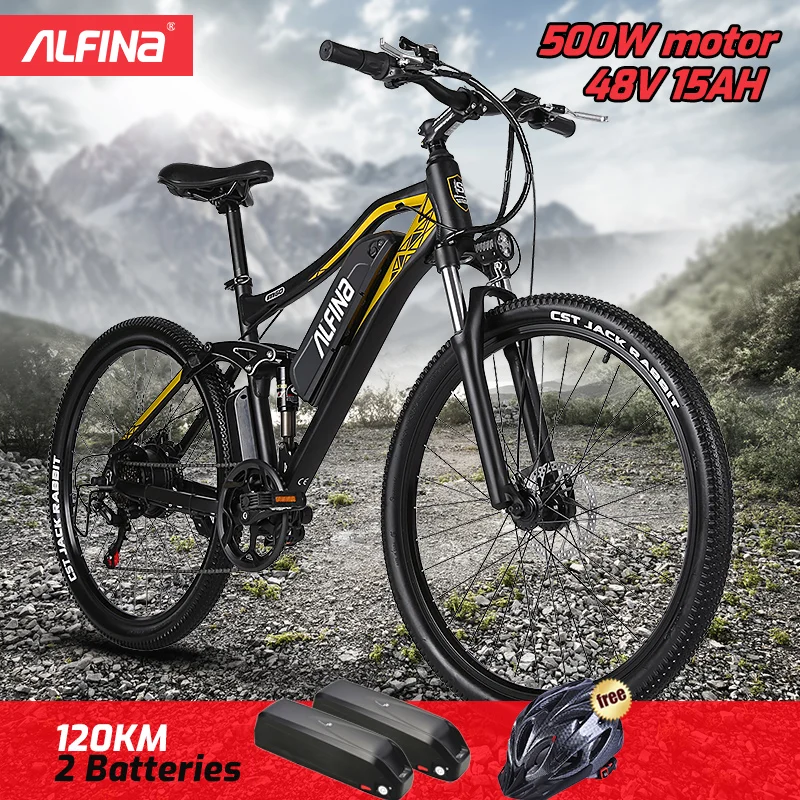 Электровелосипед ALFINA F60plus 500 Вт 27 5 дюйма 48 В 17 Ач горный электровелосипед | Спорт и