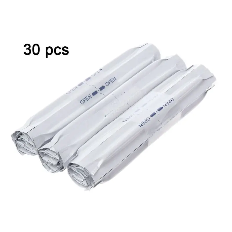 30 unids/caja mojado Alcohol hisopos de algodón de doble cabeza de palo para giratoria 2,4 PLUS para giratoria 3,0 LIL/LTN/HEETS/GLO calentador