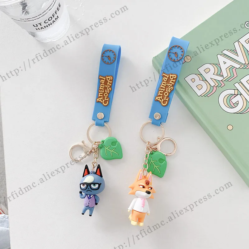 Lot De 8 Porte-clés Acrylique Animaux Mignons - Environ 6x5 Cm - Pour Sac à Dos, Trousseau, Décoration - Idée Cadeau Enfant