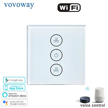 

WIFI Fan Switch Smart Life APP Remote Control EU Standard AC100V-240V Switch