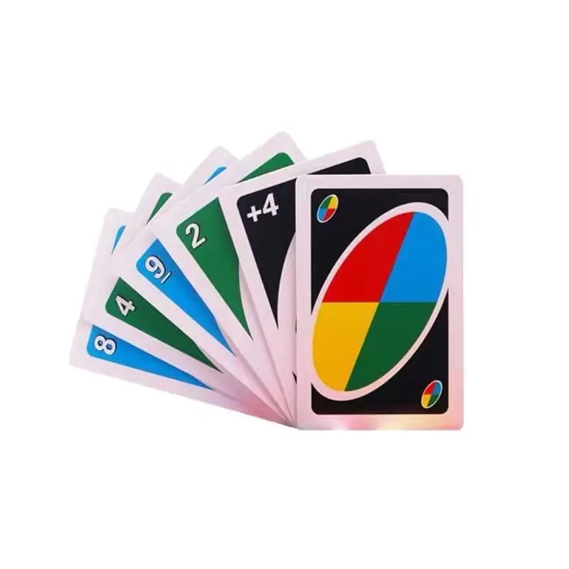 Juego de mesa divertido para entretenimiento familiar, cartas de póker de papel, 108 cartas