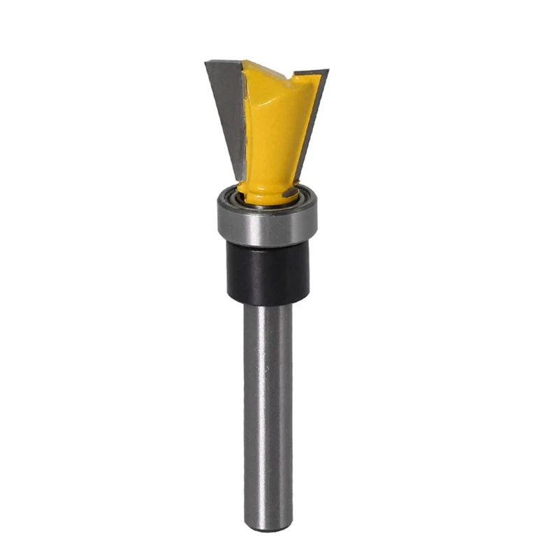 

1/4 Inch X 5/8 Inch Carbide Dovetail Joint Router Bit 10 Degree Woodworking Cutter With Bearing Wood Cutting Tool For Power To