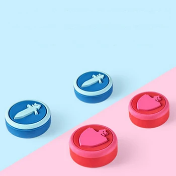 

4pcs For Animal Crossing Soft Silicone Thumb Stick Grip Cap Analog Cover for NS Nintend Switch / Switch Lite Game Controller