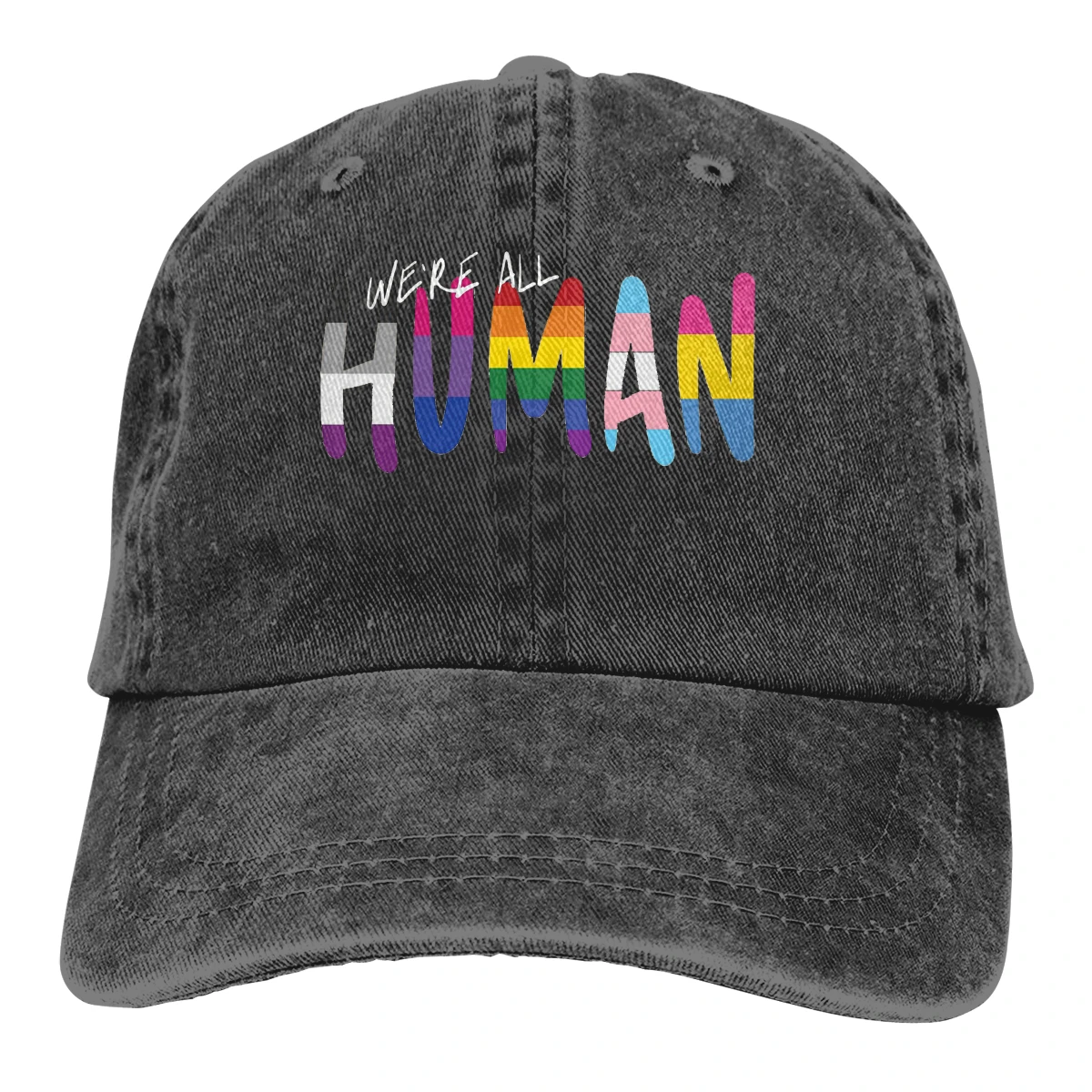 

Human_handwritten, Various Flags Baseball Cap Men LGBT transgender Caps colors Women Summer Snapback Caps