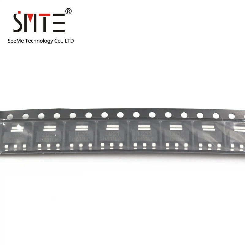 60pcslot LD1117S33TR LDO регуляторы напряжения 3 В 0.8A положительный | Электронные компоненты