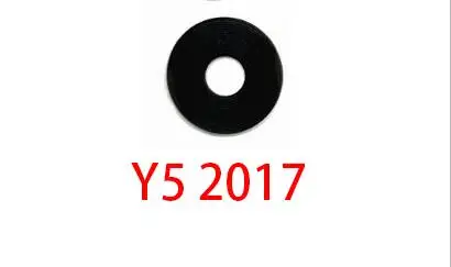 Y5 2017 2 шт./лот задняя камера стеклянная крышка объектива для huawei Y5 Y6 Y7 Pro Y9 Prime P Smart с клейкой наклейкой - Цвет: Y5 2017