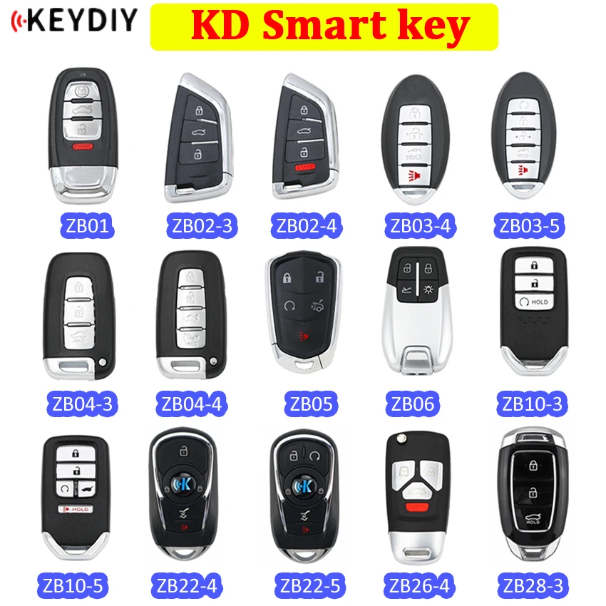 Универсальный ключ KEYDIY KD Smart remote key ZB01 ZB02 3 ZB03 ZB04 ZB05 ZB06 ZB10 ZB22 ZB26 ZB28 для брелока|Ключ