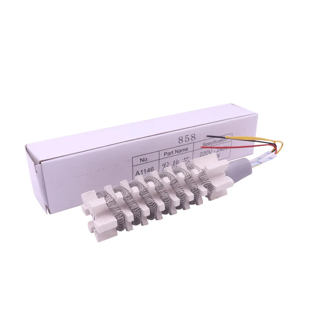 

Hot Air Gun Heating Element Ceramic Heating Core 220V Heater For 8586 858 858D 858D+ 8858 8858D Heat Gun Rework Soldering Repair