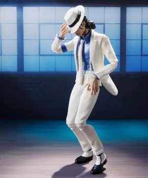 

14cm Moonwalker Michael Jackson Action Figures Super Movable Joints Face Change Assembly Figurines Pvc Collectible Model Toys