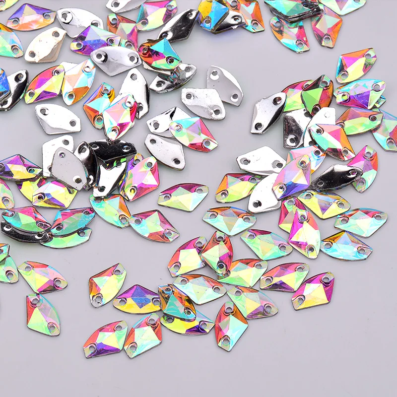 JUNAO-100pcs-10mm-Sewing-Crystal-AB-Square-Rhinestones-Flatback-Resin-Gems-Strass-Crystal-Appliques-for-DIY (4)