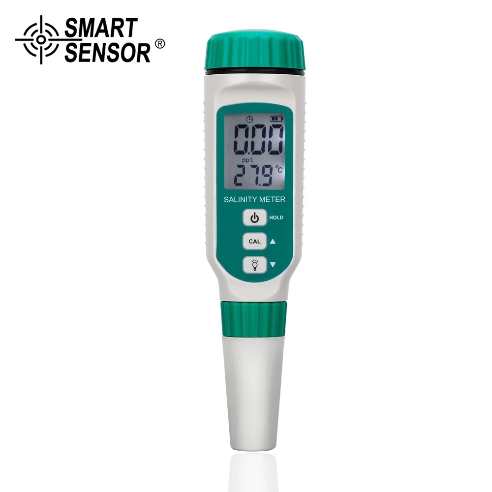 Comprar Medidor de salinidad portátil refractómetro Digital salinómetro halómetro medidor de sal salina acuario probador de calidad de agua