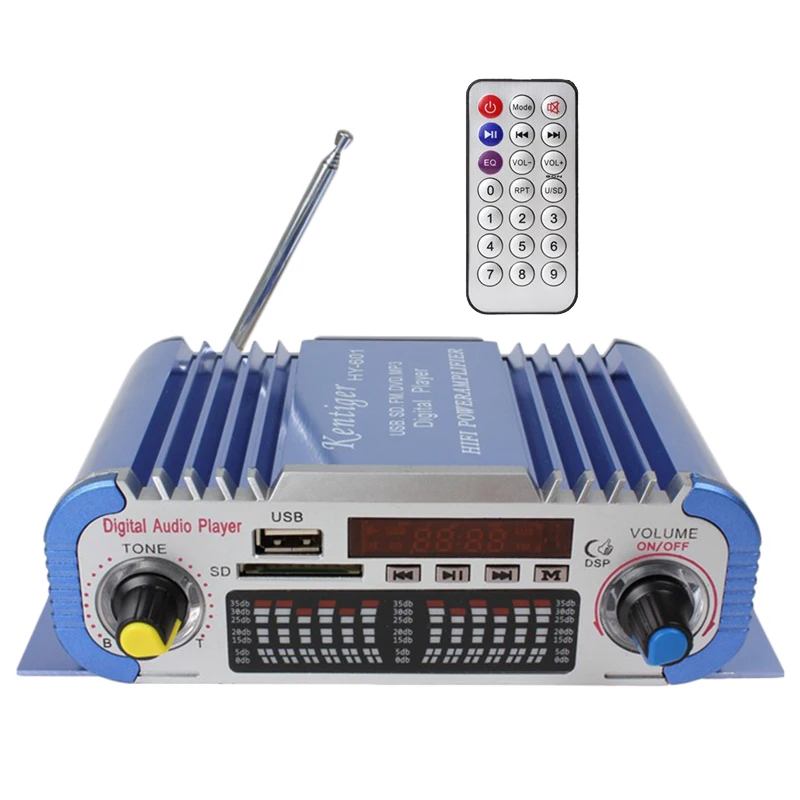 Kentiger HY-601 цифровой Hi-Fi Авто Стерео усилитель мощности USB SD плеер Dac | Электроника