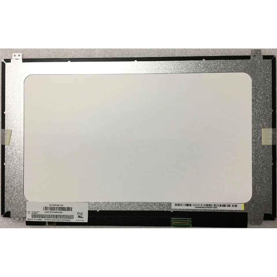 

New NV156FHM-T00 NV156FHM 40 pins FRU 00UR888 15.6" Laptop LCD Touch Screen P/N SD10L82812 Panel Matrix Replacement LED FHD A++