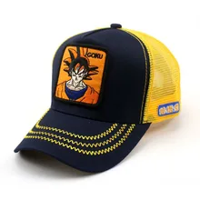 Бейсбольная кепка с героями мультфильмов, с изображением дракона, сетчатая шапка, летняя дышащая бейсболка для мужчин и женщин в стиле хип-хоп, бейсболка для папы