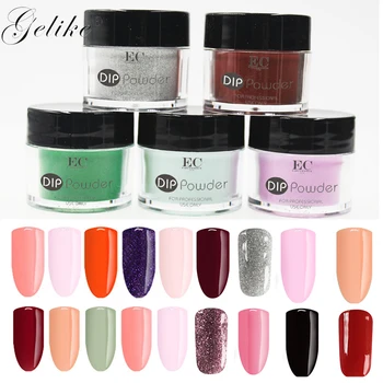 

Gelike Dip Powder Nail Set Colors Pink French Nude Color Nail Powder Manicure Gel Polish Dip Powder Acrylic Nails