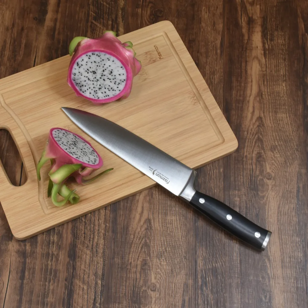 FISSMAN 8 дюймов нож шеф-повара EPHA серии Японские Стальные 3Cr13 кухонные ножи