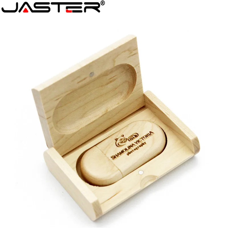 JASTER Memoria диск 32 Гб Флешка USB флеш-накопитель кленовое дерево карта памяти USB 2,0 64 ГБ 8 ГБ 4 ГБ USB ключ Clef Usb фотография
