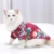 Гавайи Pet Dog Clothes Цветочные Собаки Рубашка Летняя Одежда для домашних Животных для Маленьких Собак Кошки Мода Собаки Футболка для Чихуахуа Французский Бульдог