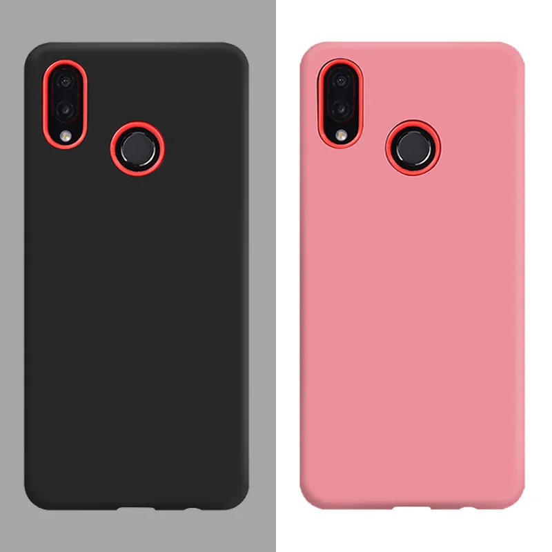 

For Huawei P20 Lite Case Soft Silicone Protective Shell Phone Back Cover Case For Huawei Nova 3E Coque Funda