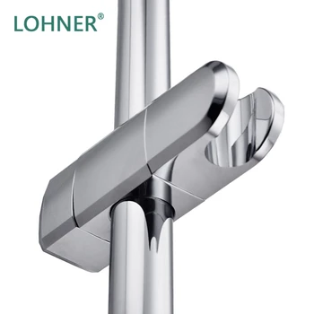 

Lohner Portable Shower Head Shelf Shower Head Rack Self ABS Quality No Punch Shower Sprinkler Holder Bathroom Accessories