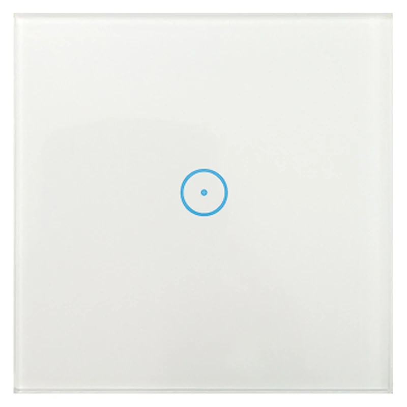 

1Gang Wifi Wall Switch, Smart Light Switch, Glass Panel Contact Sensor Interrupter EU Plug
