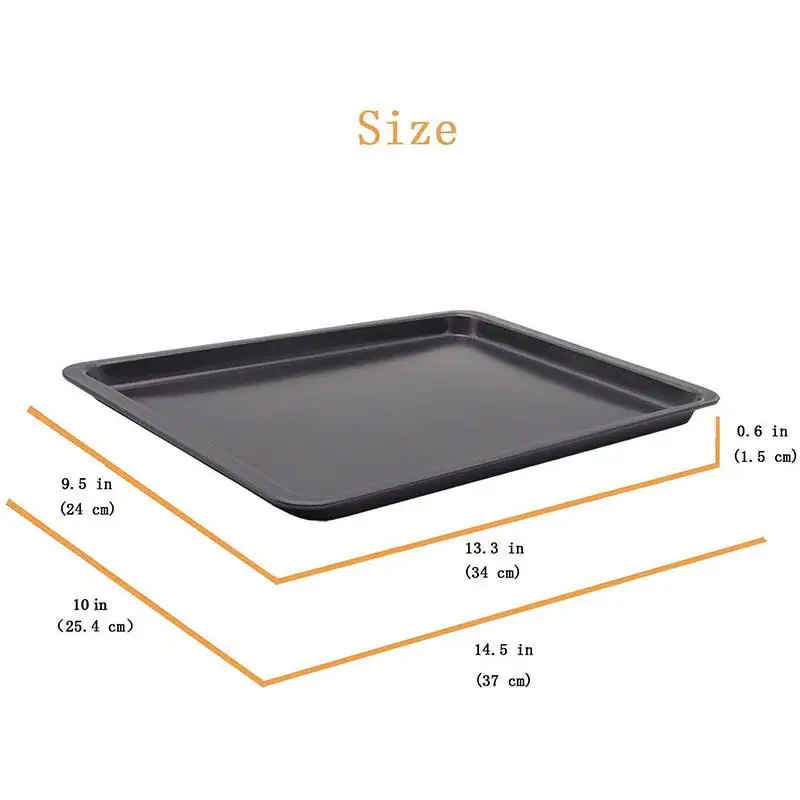 14.5" Non-Stick Carbon Steel Rectangle Baking Pan 5