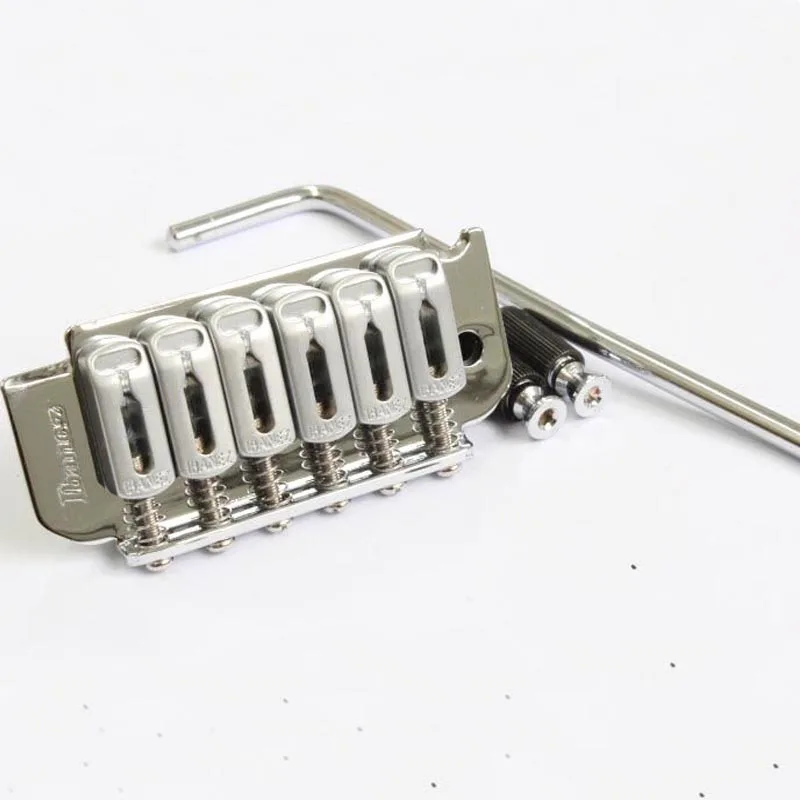 IBZchrometwosmallelectricguitarvibratosystembridgepulldual