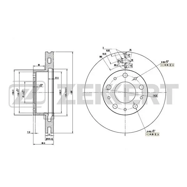 Disc brake. Before. Citroen Jumper (250) 06-Fiat Ducato 06 | Автомобили и - Цена: 