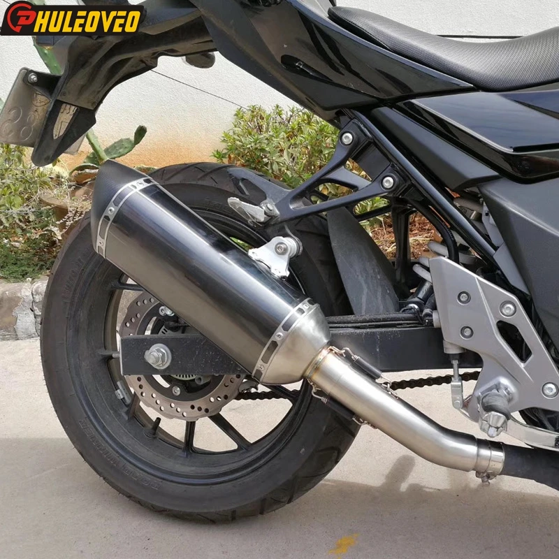 For Suzuki GSX250R GSXR250 Motorcycle Exhaust Escape Link pipe Titanium Alloy Stainless Steel