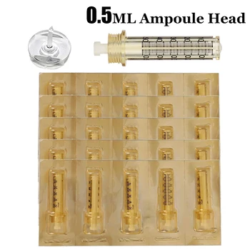 

0.5ML Sterile Ampoule head disposable for hyaluronic gun hyaluronic pen High Pressure Wrinkle Removal Water Syringe Lip Lifting