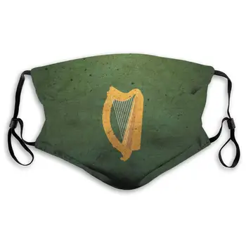 

LAURA FERGUSON Half Face Mask with Filter Unisex Tactical Winter Face Cover for Running The Irish Harp