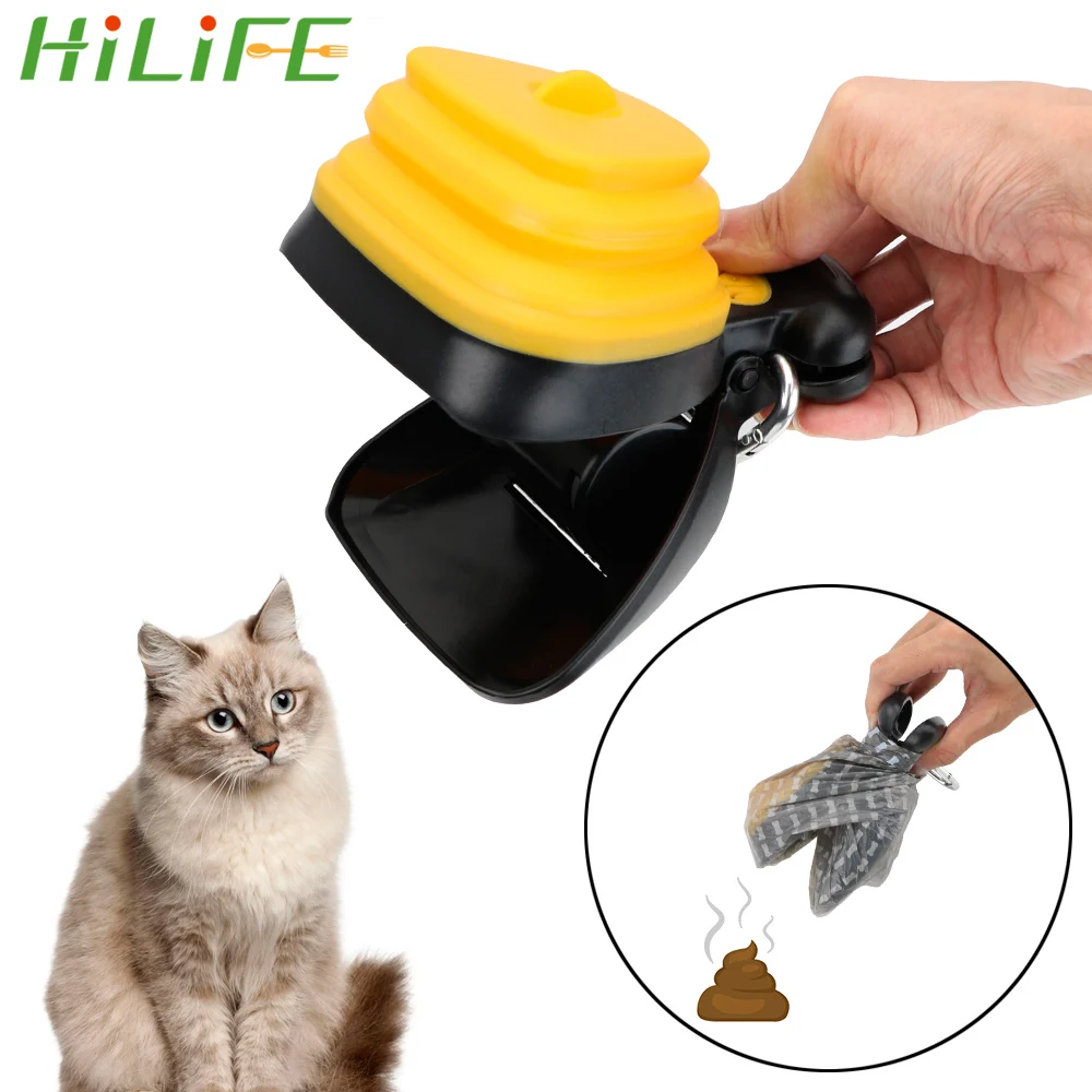 Dispensers Scoop Pet-Waste-Bags Garbage-Holder Abs-Poop Outdoor Portable with 1-Roll