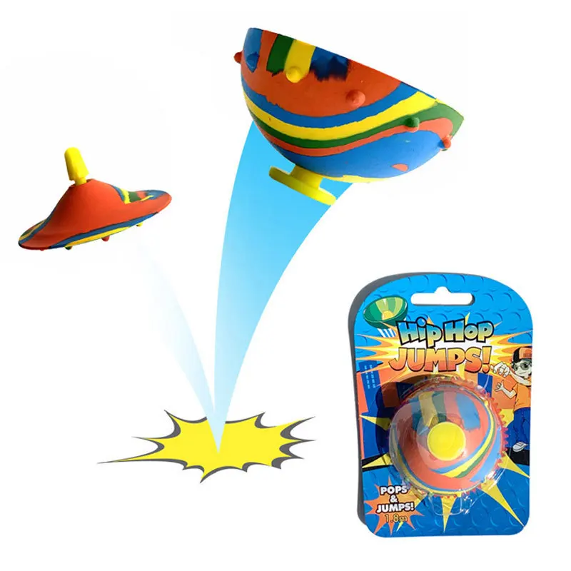 

New Creative Spring Toy Jumping Bowl Colourful Bouncing Elastic Outdoor Sports Toys Children's Toys Fidget Toys антистресс