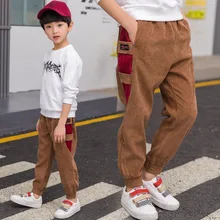 Г. Осенний стиль, корейский стиль, для мальчиков, для больших мальчиков, креативные, смешанные цвета, местные, стандартные, закрывающие ноги, повседневные, модные штаны