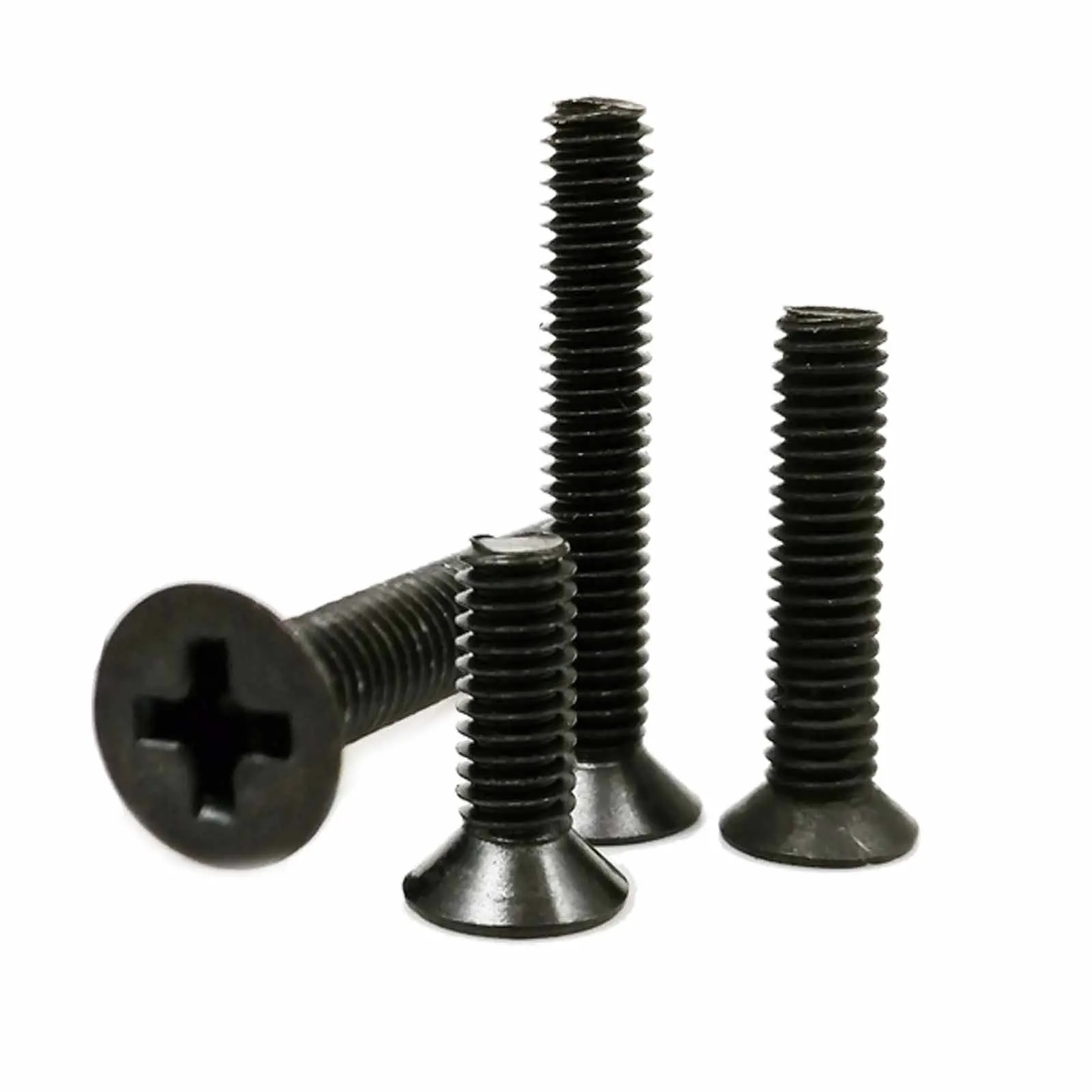 500/750/1500pcs M1.4 M1.6 M2 M2.5 M3 블랙 미니 마이크로 필립스 크로스 플랫 카운터 싱크 헤드 나사 볼트 너트 세트 구색 키트 상자