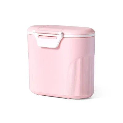 Портативный диспенсер для детских формул, коробка для кормления, контейнер для сухого молока, контейнер для еды, контейнер для сухого молока, герметичный Полипропиленовый Контейнер для детского питания - Цвет: Pink Big Size