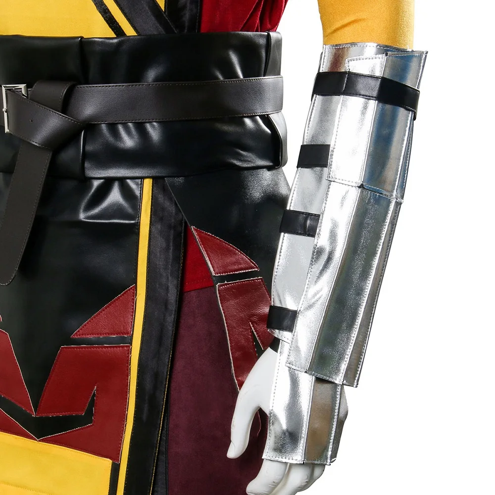 Mortal Kombat 11 SCORPION Cosplay Suit Full Set Game Mortal Kombat Halloween Cosplay Set (3)