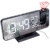 3 Color USB LED Digital Alarm Clock Watch Table Electronic Desktop Clocks USB Wake up FM Radio Time Projector Snooze Function 9