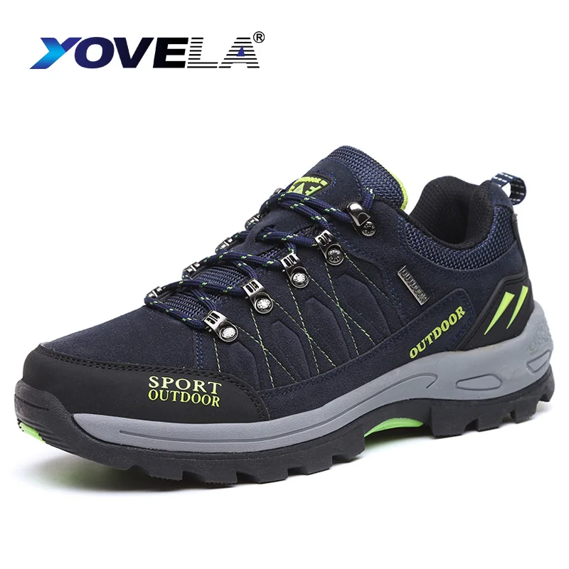 PROD 1005003414507209 High Quality Waterproof Men Leather Sneakers
Outdoor Man Hiking Boots Work Shoes Slip Casual Shoes Flat Walking
Shoes Plus Size