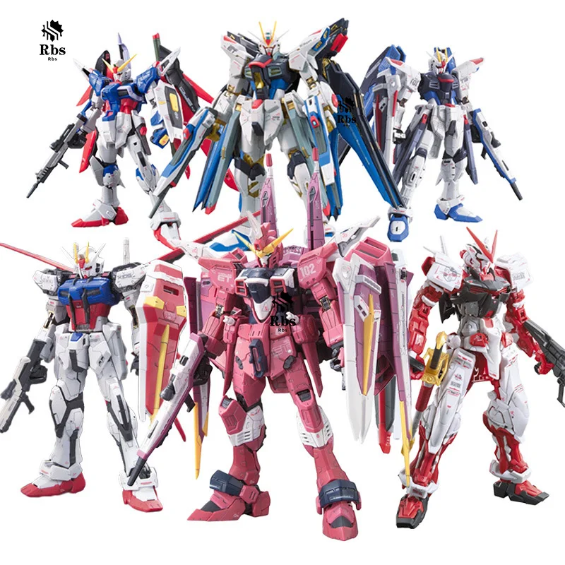 Фигурка Bandai Anime Gunpla Hg 1/144 Dark Assault Freedom Fate сборные игрушки украшение подарок робот